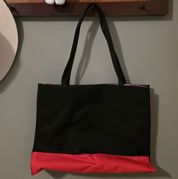 Lancome Black Red Tote Bag - Picture 6 of 8